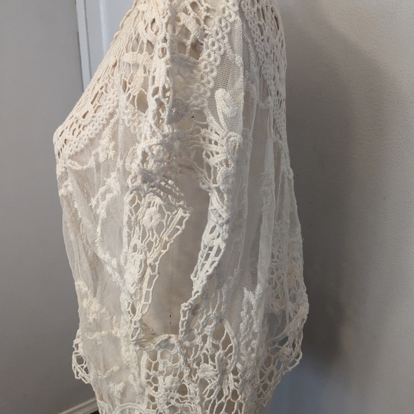 Cream Crochet Top - Picture 6 of 10